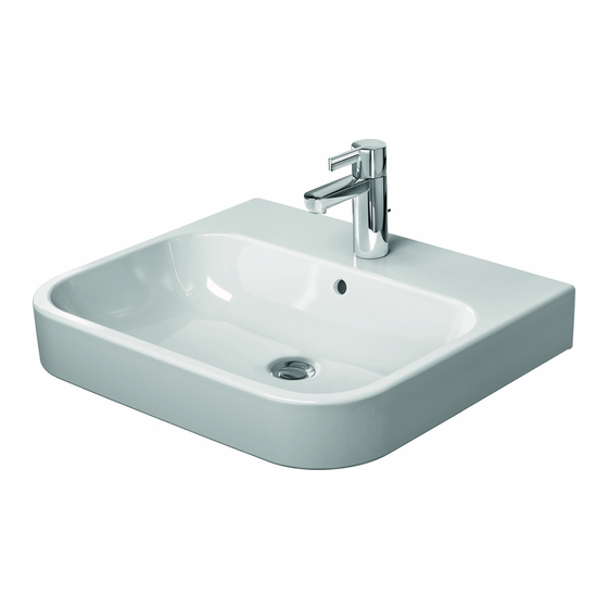 DURAVIT Happy D.2 700316 Notice De Montage