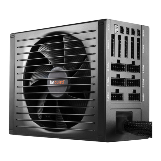 BE QUIET! DARK POWER PRO 11 1200W Mode D'emploi