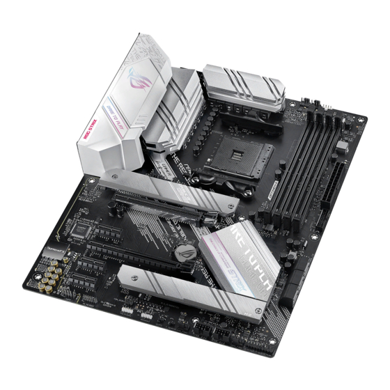 Asus ROG STRIX B550-A GAMING Mode D'emploi