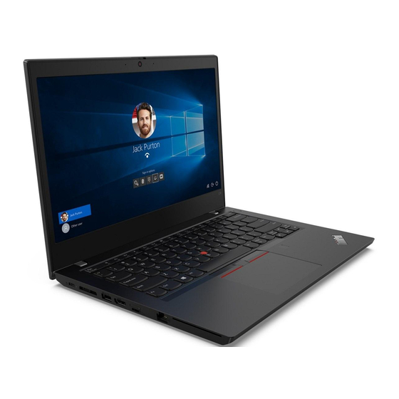 Lenovo ThinkPad L14 Gen 1 Guide De Configuration