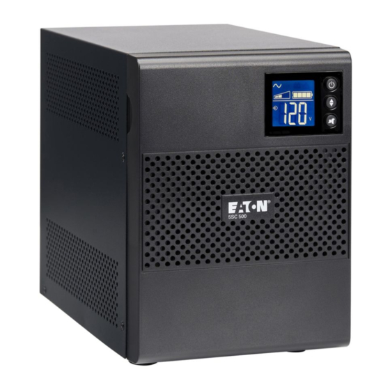 Eaton 5SC 500 Manuel D'installation Et D'utilisation