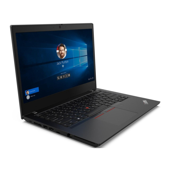 Lenovo ThinkPad L14 Gen 1 Guide D'utilisation