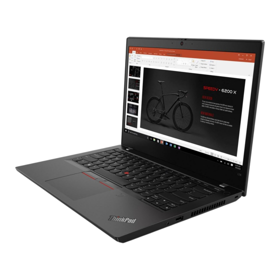 Lenovo ThinkPad L14 Gen 1 Guide De Configuration