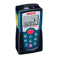 Bosch Professional DLE 50 Instructions D'emploi