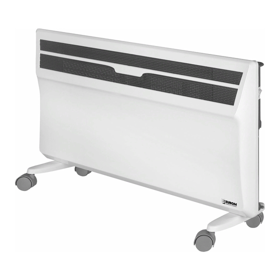 EUROM CONVECTOR Panel de Luxe Manuel D'utilisation