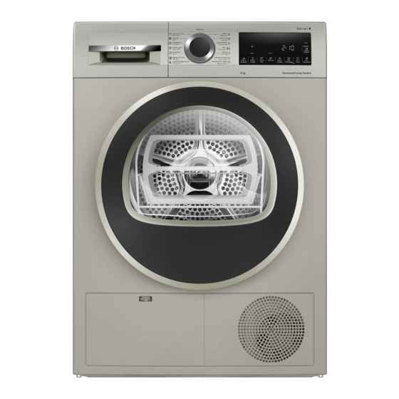 Bosch WPG1410XMA Manuel D'utilisation Et Notice D'installation