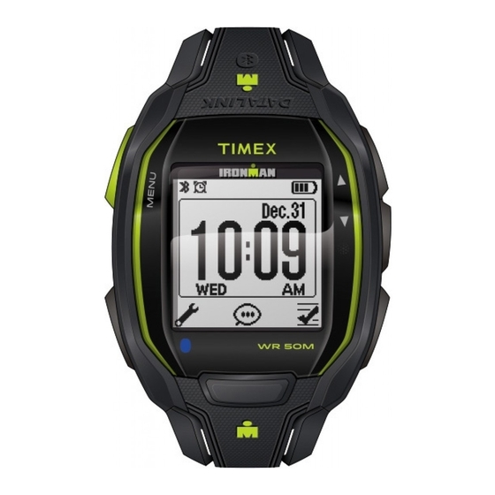 Timex IRONMAN RUN x50+ Guide De Démarrage Rapide