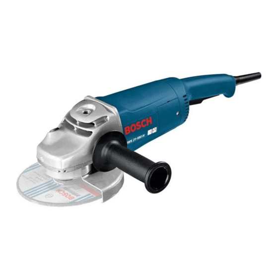 Bosch GWS 21-180 H Professional Instructions D'emploi