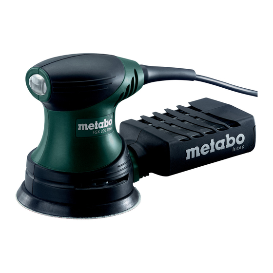 Metabo FSX 200 Intec Notice Originale