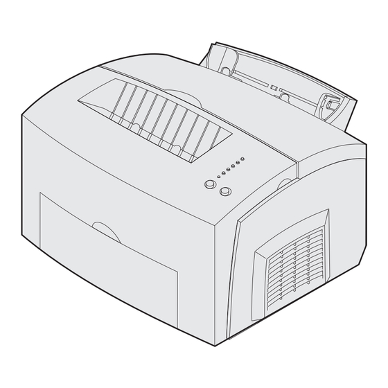 Lexmark E321 Mode D'emploi