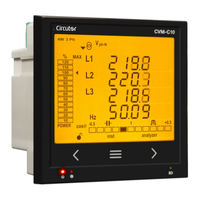 Circutor CVM-C10 Manuel D'instructions