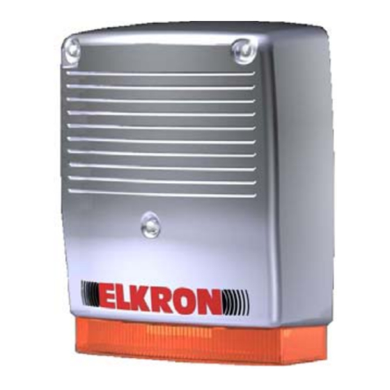 Elkron HP602L Manuel D'installation