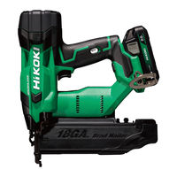 Hikoki NT 1850DA Mode D'emploi