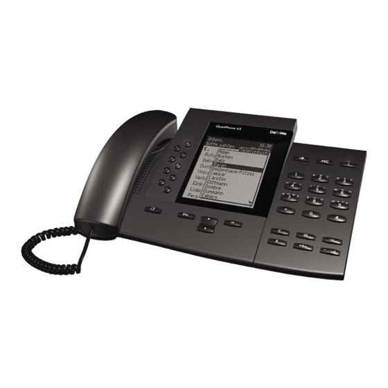 Aastra OpenPhone 61 Mode D'emploi
