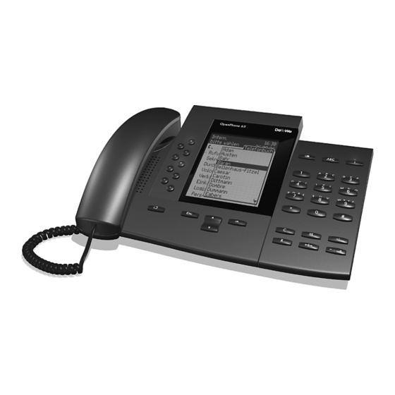 Aastra OpenPhone 61 Mode D'emploi