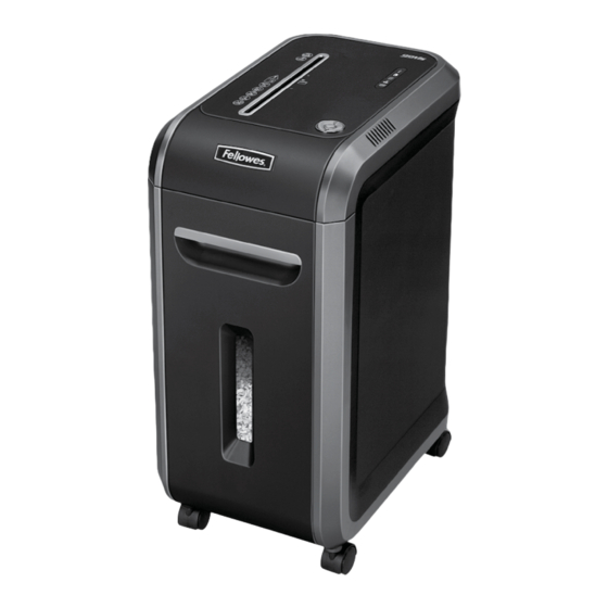 Fellowes Powershred 99Ms Manuel