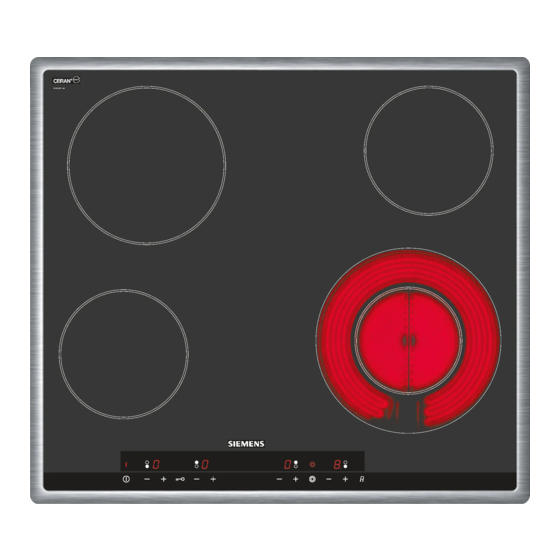 Siemens ET6 EE11 Serie Mode D'emploi