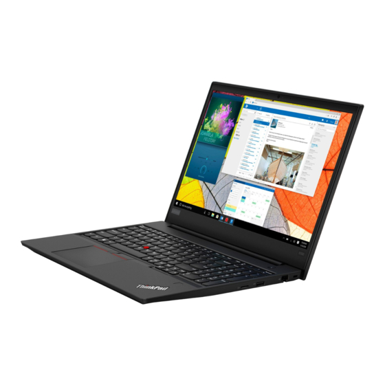 Lenovo ThinkPad E590 Guide D'utilisation