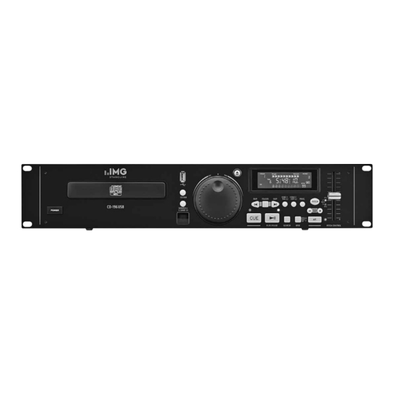 Monacor International img Stage Line CD-196USB Mode D'emploi