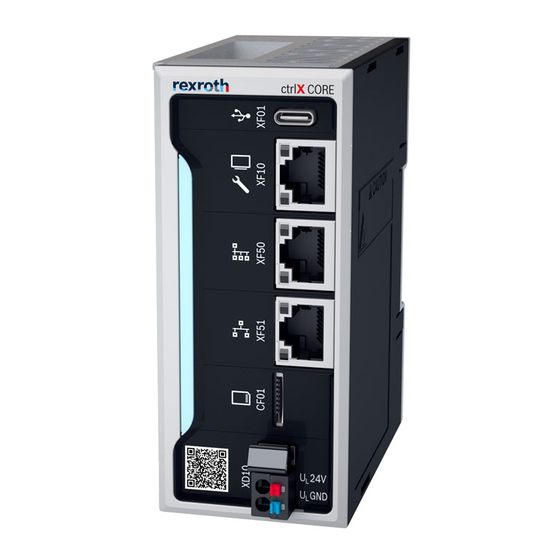 Bosch Rexroth ctrlX CORE X2 Mode D'emploi