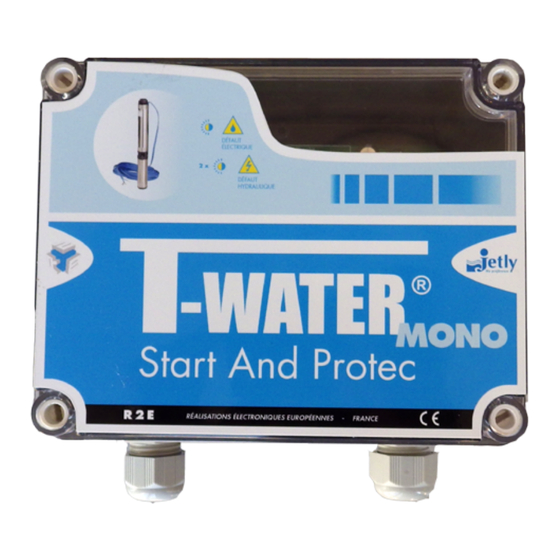 JETLY T.WATER 50/11 MONO Notice D'utilisation