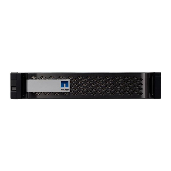 NetApp E Serie Mode D'emploi