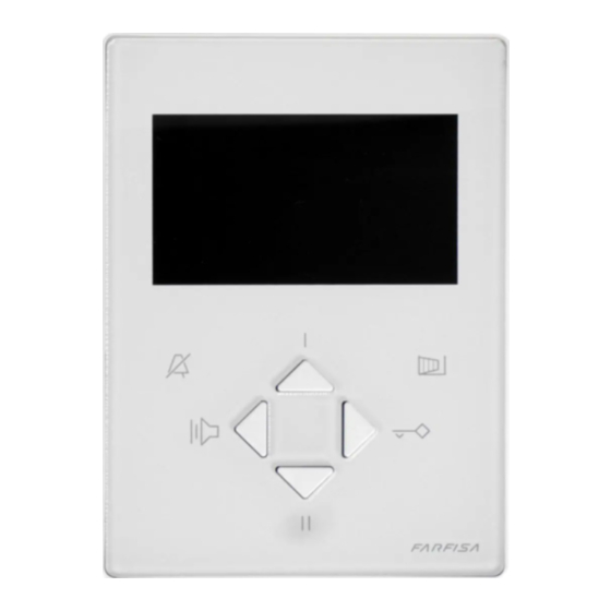 FARFISA INTERCOMS ZHEROS ZH1252B Mode D'emploi