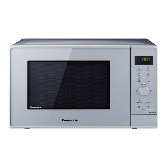 Panasonic NN-GD36HMSUG Mode D'emploi