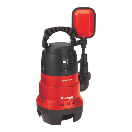 EINHELL GC-DP 3730 Mode D'emploi D'origine