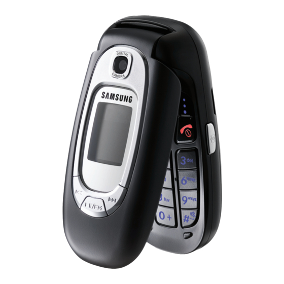 Samsung SGH-E360 Mode D'emploi