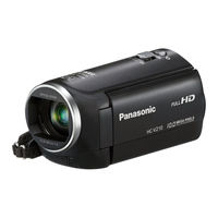 Panasonic HC-V110 Mode D'emploi De Base