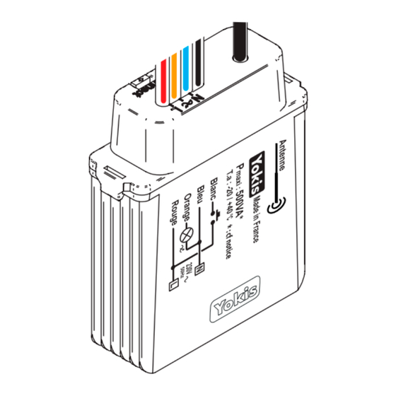 Yokis MtV500ERP Guide Rapide