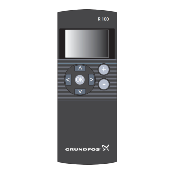 Grundfos R100 Notice D'installation Et D'entretien