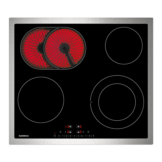 Gaggenau 200 Serie Manuel D'utilisation Et Notice D'installation