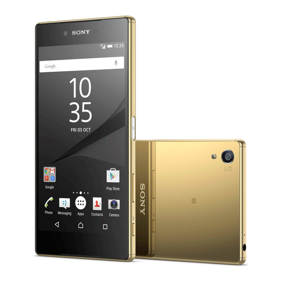 Sony Xperia Z5 E6603 Guide De L'utilisateur