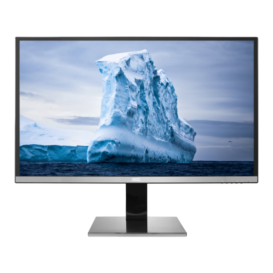 AOC U3277PWQU Manuel D'utilisation