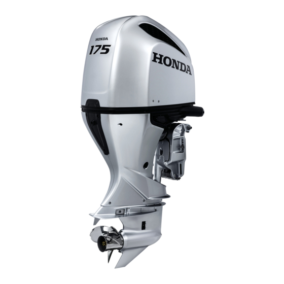 Honda BF175D Guide De Dépannage