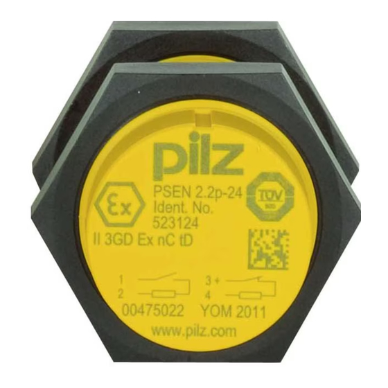 Pilz PSEN 2.2p-24 Manuel D'utilisation