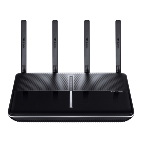 TP-Link Archer C2600 Mode D'emploi