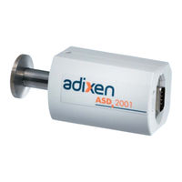 Adixen ASD 2002 Manuel De L'utilisateur