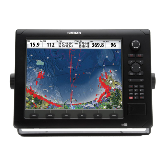 Simrad NSE8 Guide De Démarrage Rapide