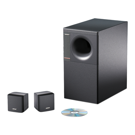 Bose Acoustimass 3 Serie Notice D'utilisation