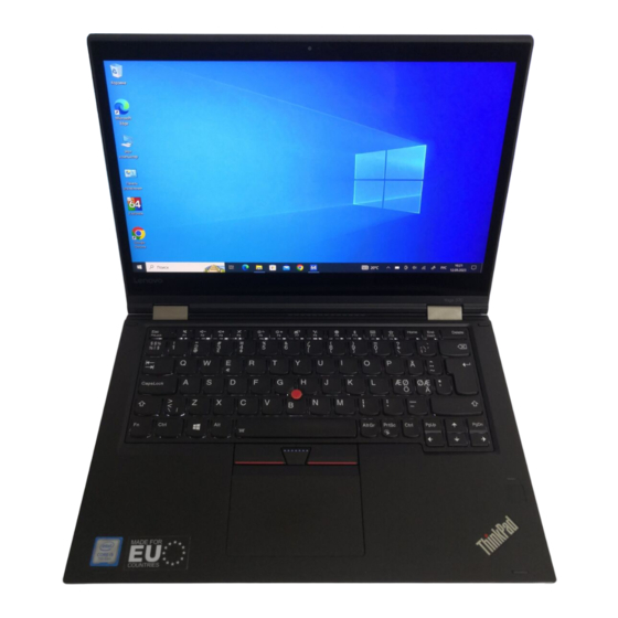 Lenovo ThinkPad Yoga 370 Guide D'utilisation