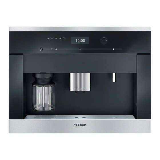 Miele CVA 6401 Instructions D'utilisation Et D'installation