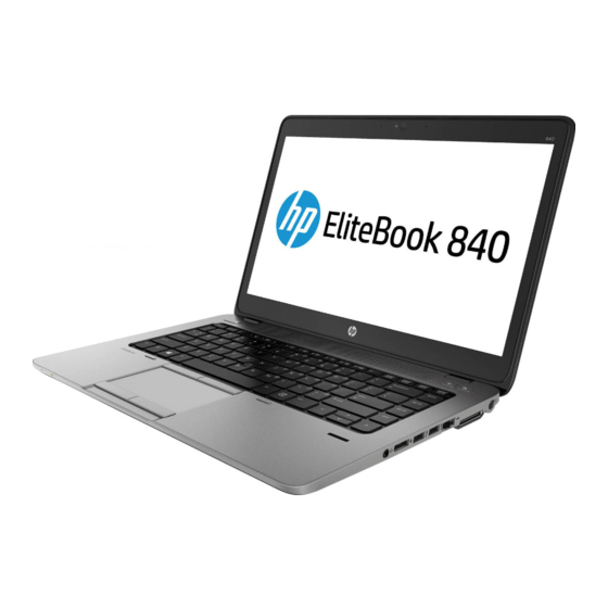 HP Elitebook 840 G1 Manuel De L'utilisateur