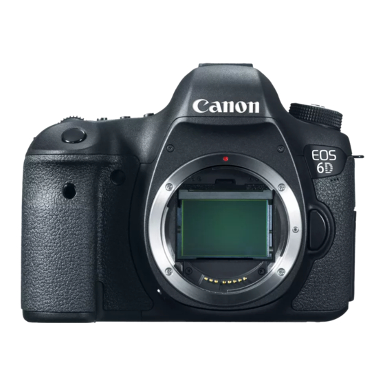 Canon EOS 6D (WG) Mode D'emploi