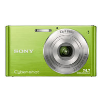 Sony Cyber-shot DSC-W330 Mode D'emploi