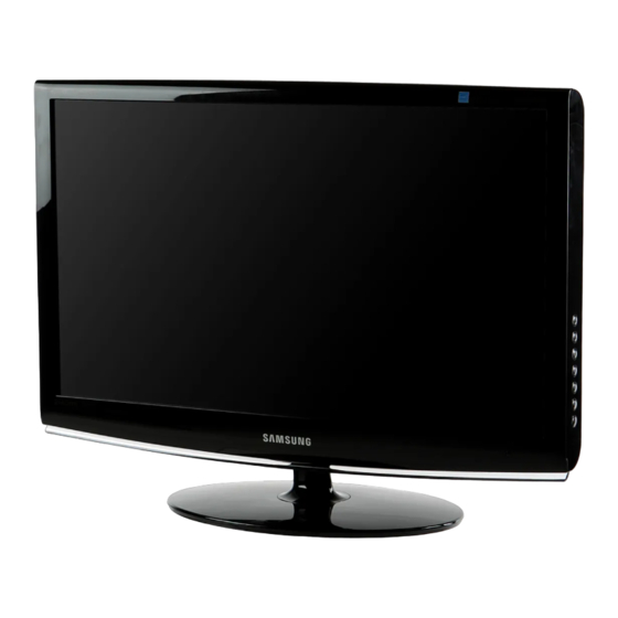 Samsung SyncMaster 2333HD Manuel De L'utilisateur