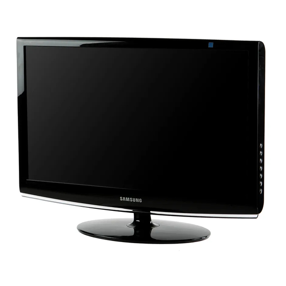 Samsung SyncMaster 2333HD Guide De L'utilisateur