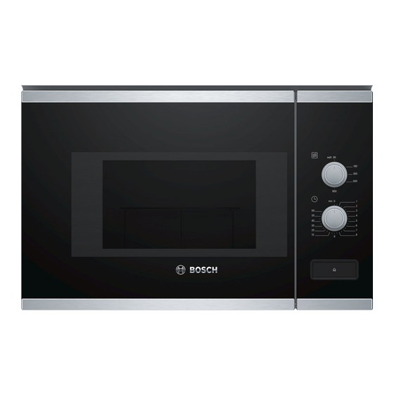 Bosch BFL520M 0 Serie Manuel D'utilisation Et D'installation